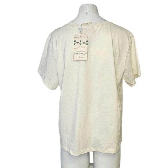 Farm Rio Welcome to the Tropics Tee, Short Sleeve, T-Shirt, Cotton, Graphic, S - Picture 3 of 9